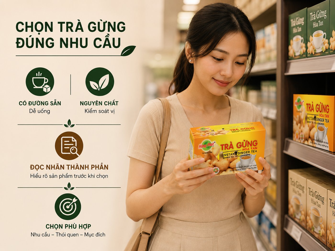 Trà Gừng Hùng Phát - Chọn theo cảm hứng giá hơn là theo nhu cầu