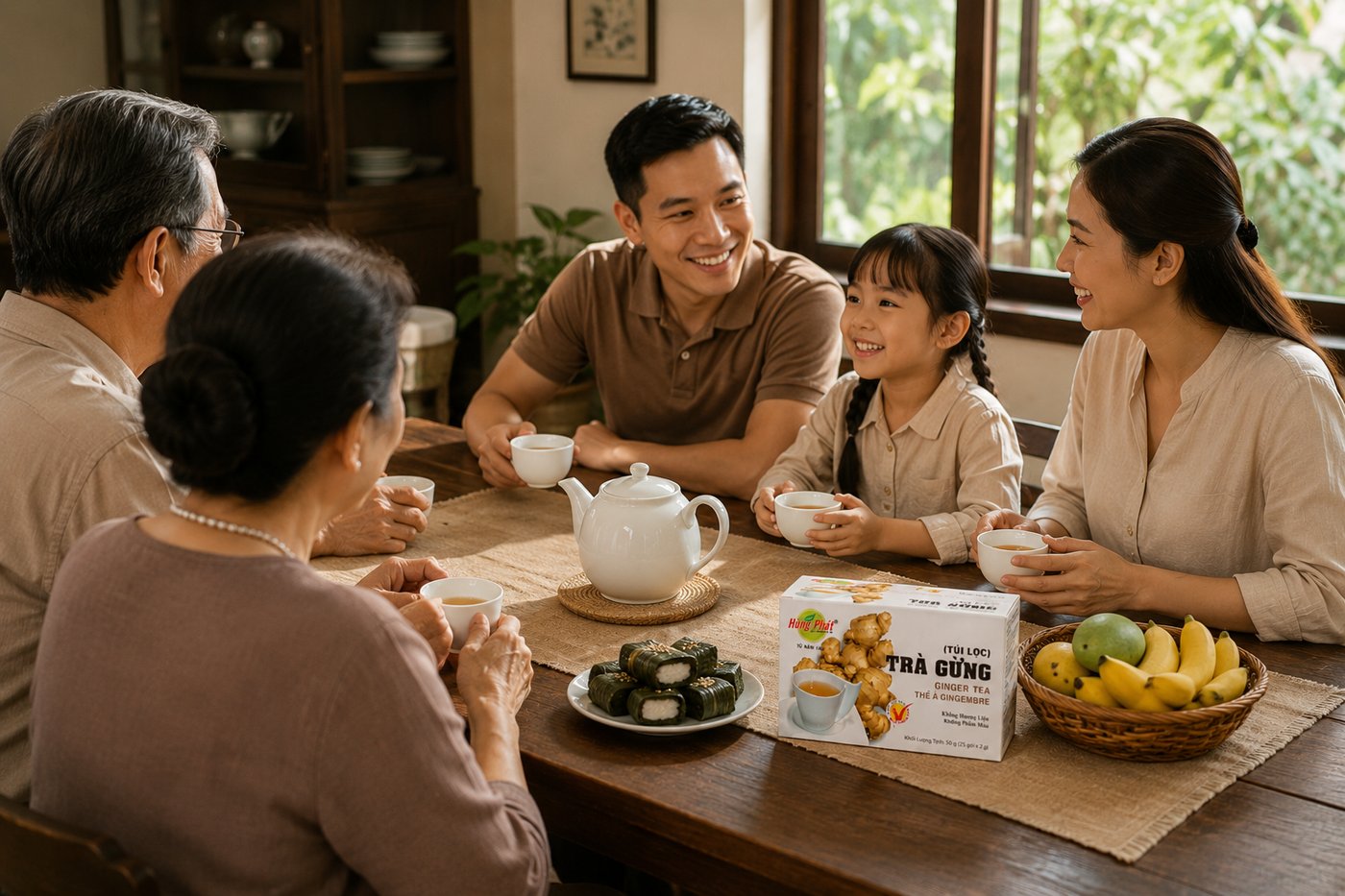 Trà Gừng Hùng Phát - Lựa chọn phù hợp cho gia đình của bạn
