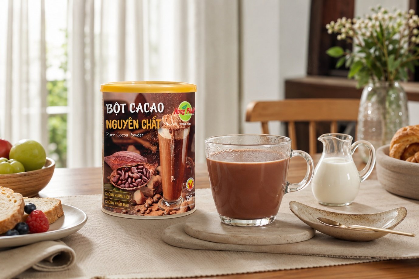 Bột Cacao Nguyên Chất Hùng Phát: Cách Pha, Phối Vị Và Ứng Dụng Trong Căn Bếp - 3. Chuẩn Bị Dụng Cụ Để Pha