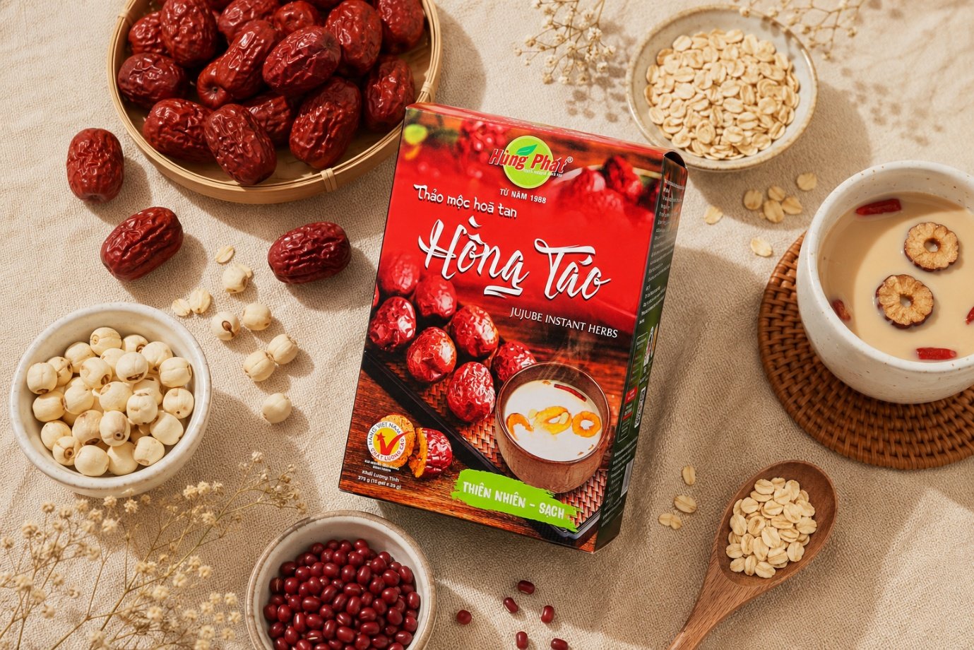 Chọn vị thảo mộc hòa tan cho gia đình và văn phòng Chọn theo quy cách 200g hoặc 375g Nếu mới thử một vị, hộp