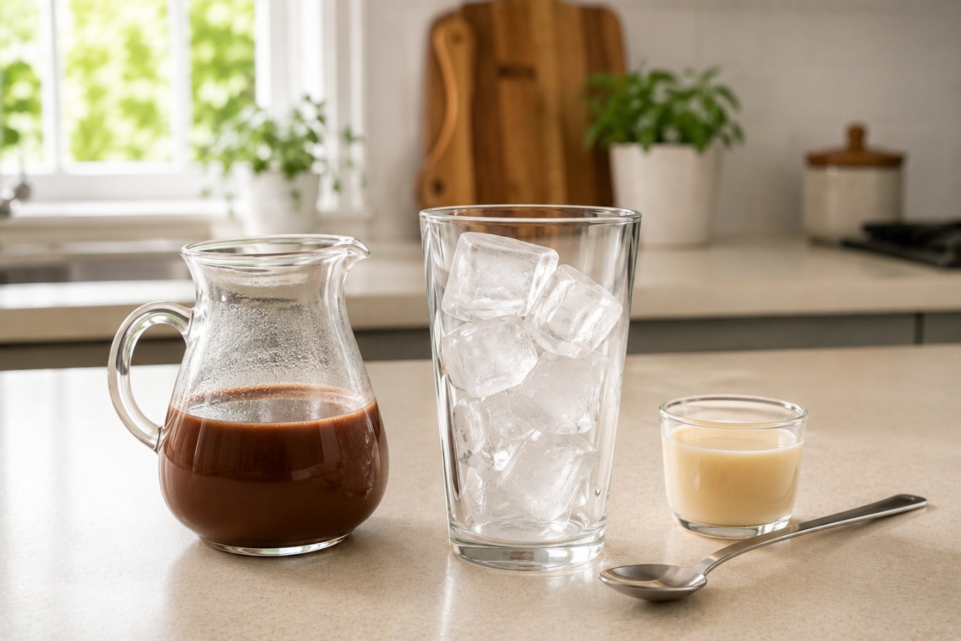 Cách Pha Cacao Nguyên Chất Lạnh: Tạo Cốt Trước Khi Thêm Đá - Cacao lạnh không được pha bằng cách đổ bột lên
