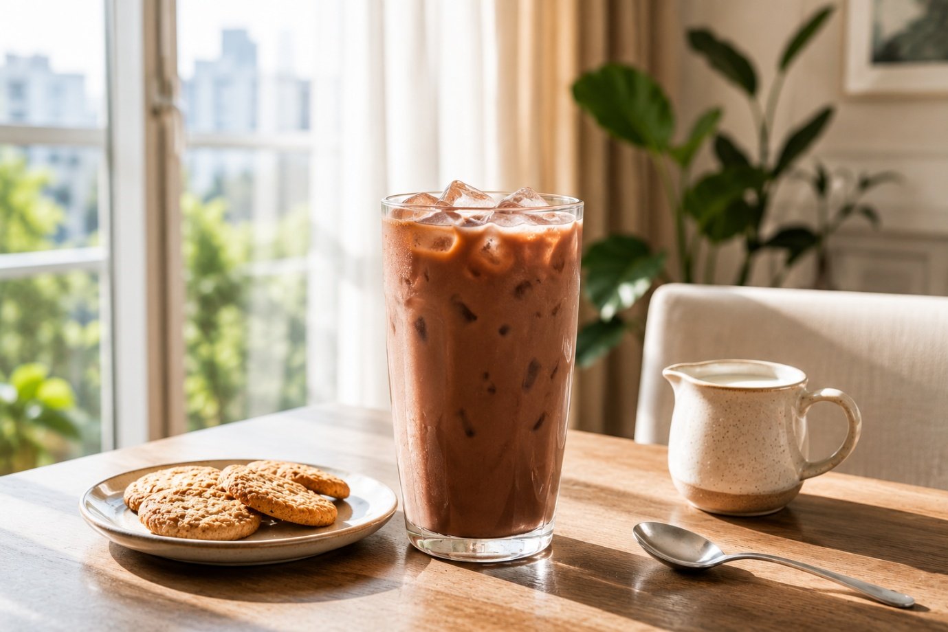 Cách Pha Cacao Nguyên Chất Lạnh: Tạo Cốt Trước Khi Thêm Đá - 1. Chuẩn Bị Một Ly Cacao Lạnh