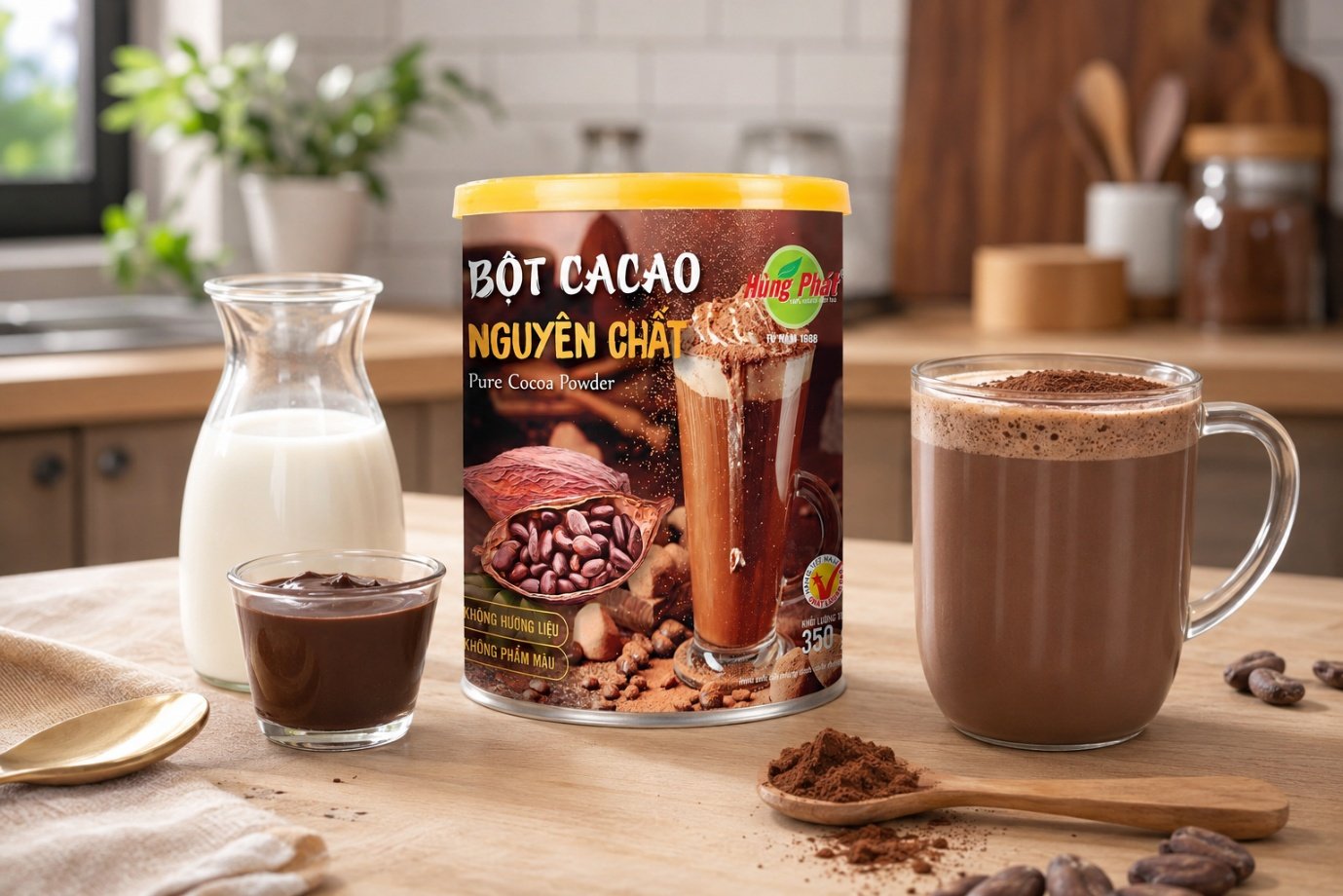 Cách Pha Cacao Nguyên Chất Với Sữa Tươi: Cân Bằng Cốt Cacao Và Lượng Sữa - 2. Công Thức Cacao Sữa Tươi Nóng