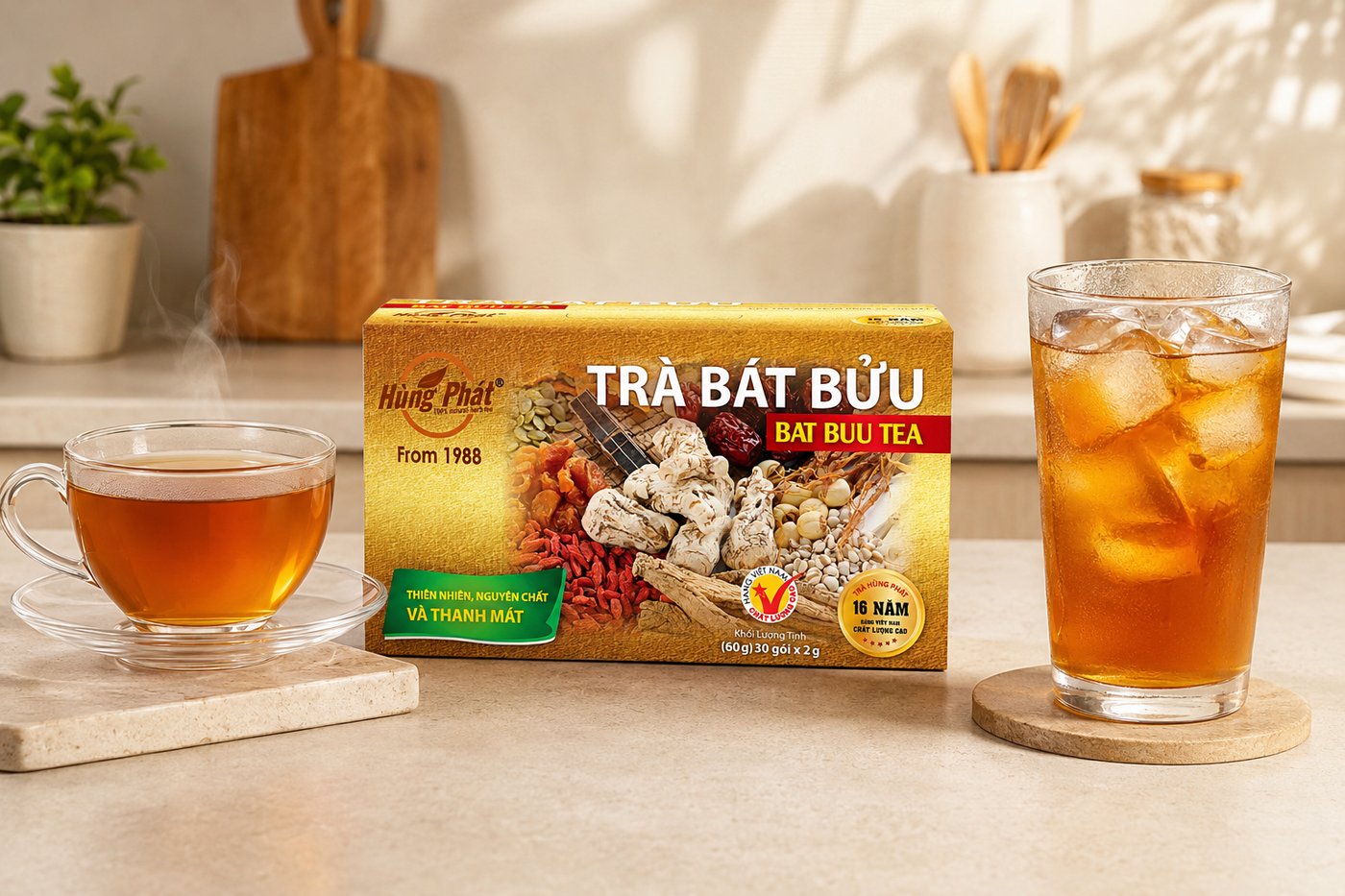 Trà Bát Bửu Hùng Phát - 3. Nấu một bình mát uống dần cả ngày
