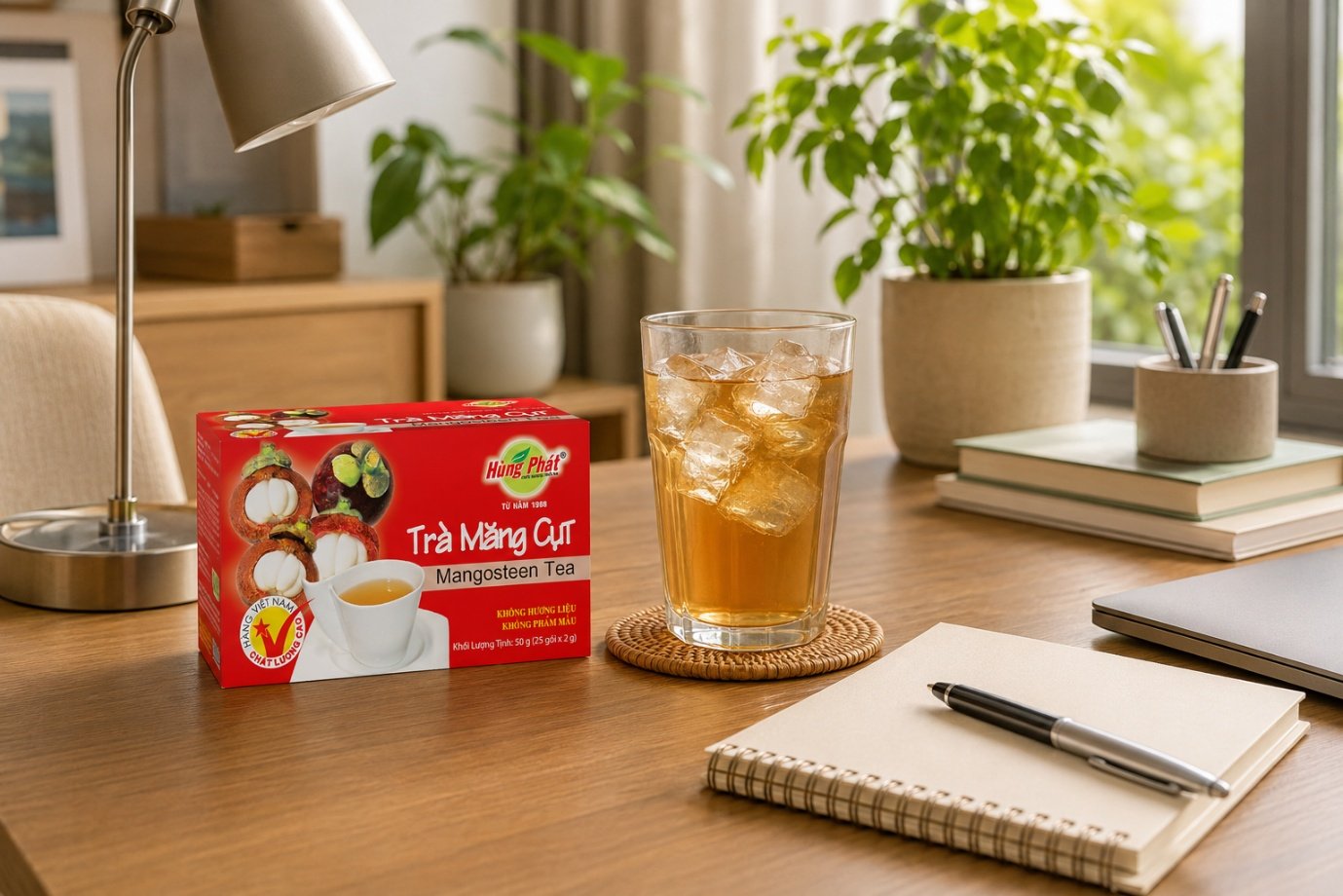 Cách Pha Trà Măng Cụt Hùng Phát Nóng Và Lạnh Dễ Uống Tại Nhà - Cách pha Trà Măng Cụt uống lạnh