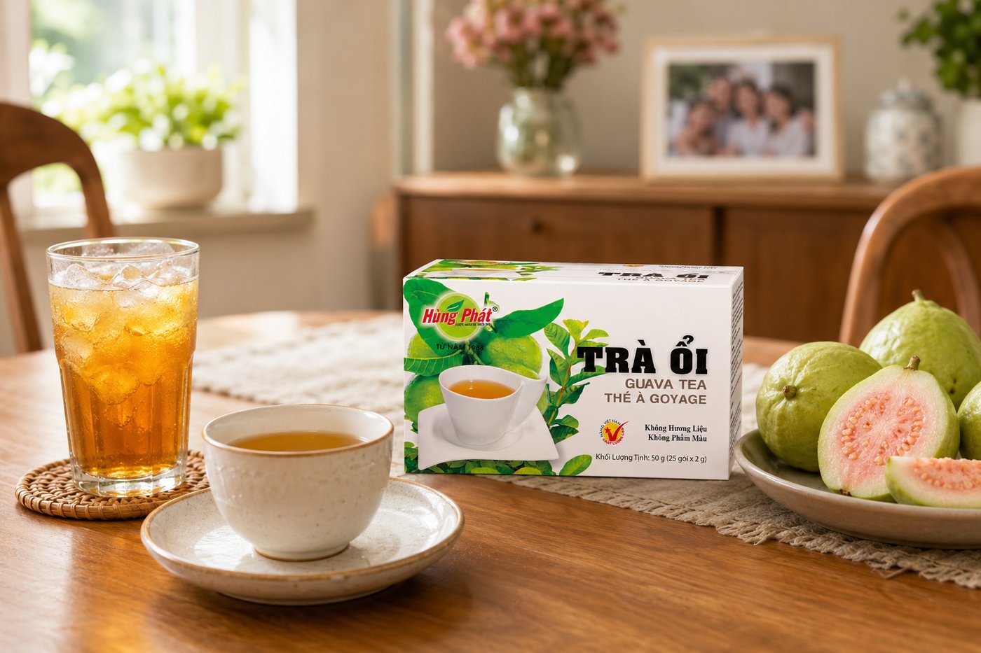 Cách Pha Trà Ổi Hùng Phát Nóng Và Lạnh - Cách pha trà ổi lạnh với đá