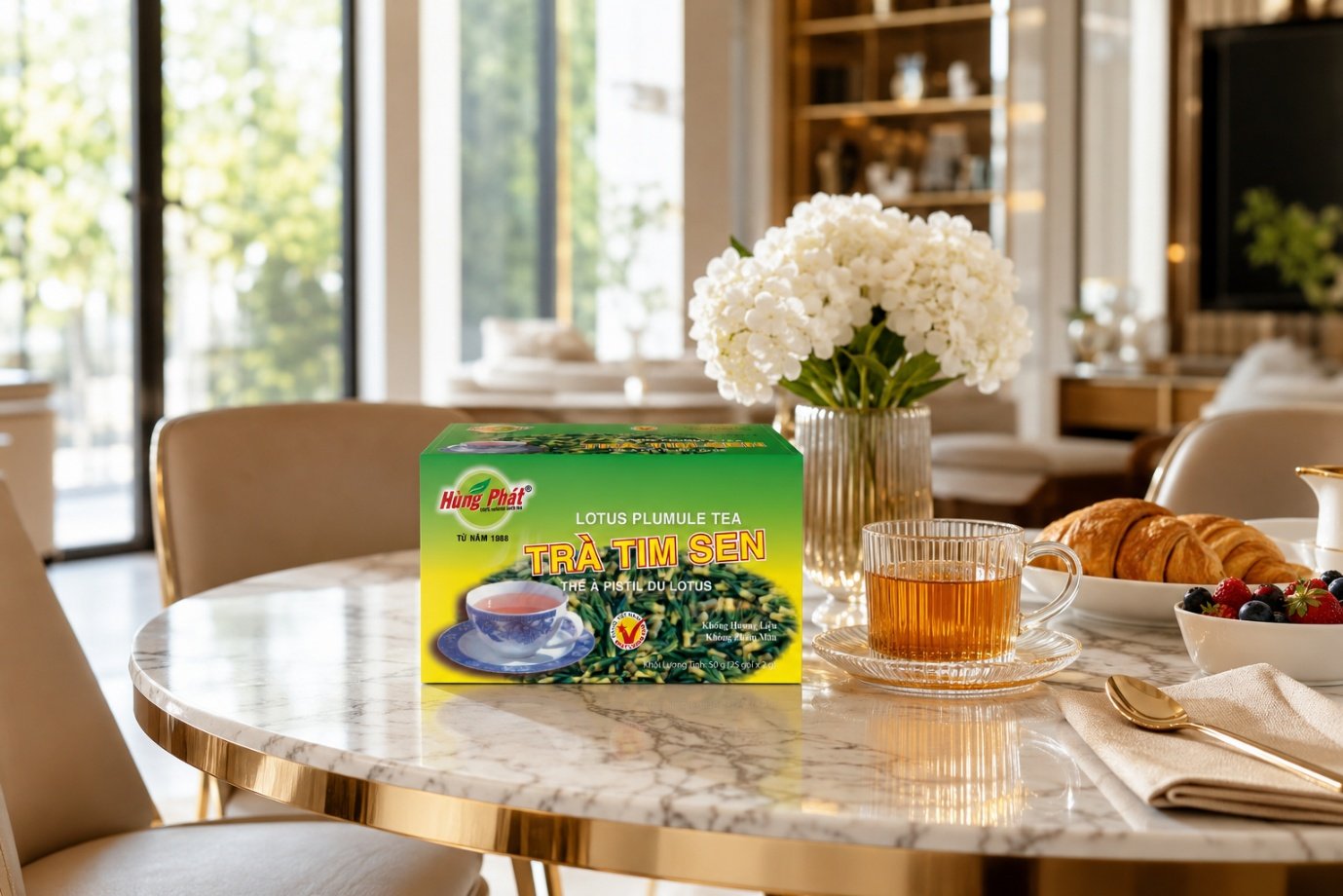 Trà Tim Sen Hùng Phát - Chuẩn Bị Trước Khi Pha Trà Tim Sen