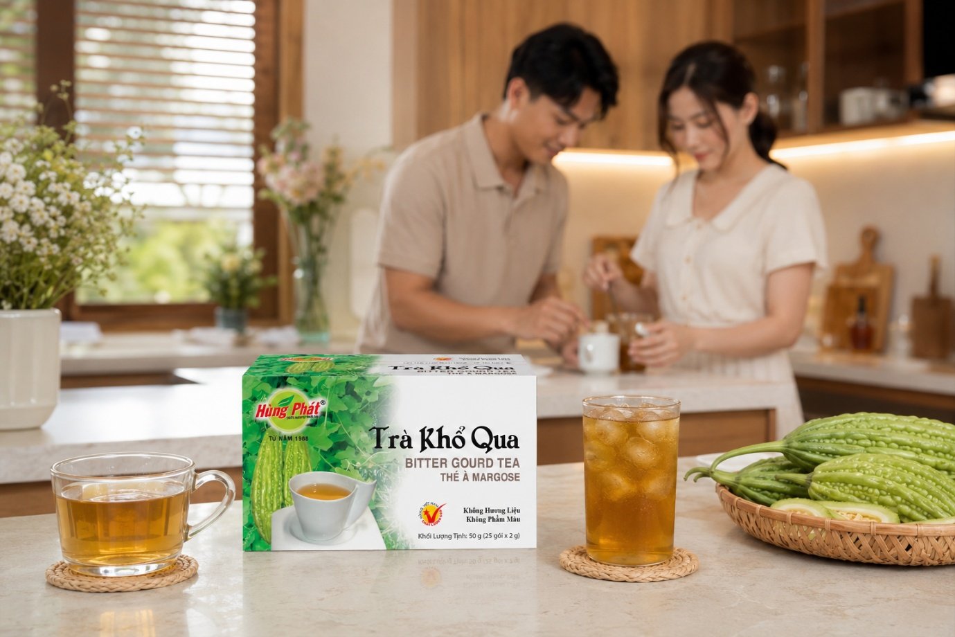Giá Trà Khổ Qua Hùng Phát bao nhiêu? Cách chọn đúng sản phẩm chính hãng - hình ảnh 2