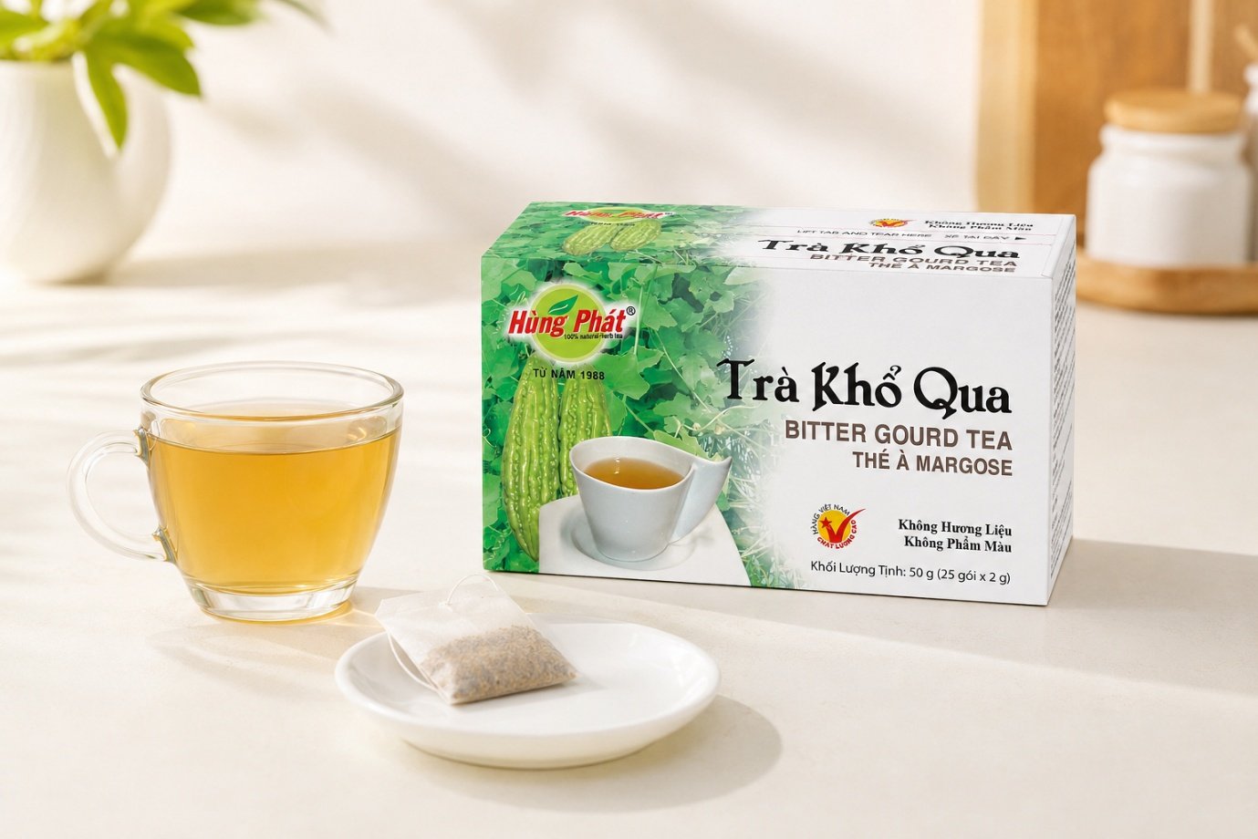 Giá Trà Khổ Qua Hùng Phát bao nhiêu? Cách chọn đúng sản phẩm chính hãng - hình ảnh 3