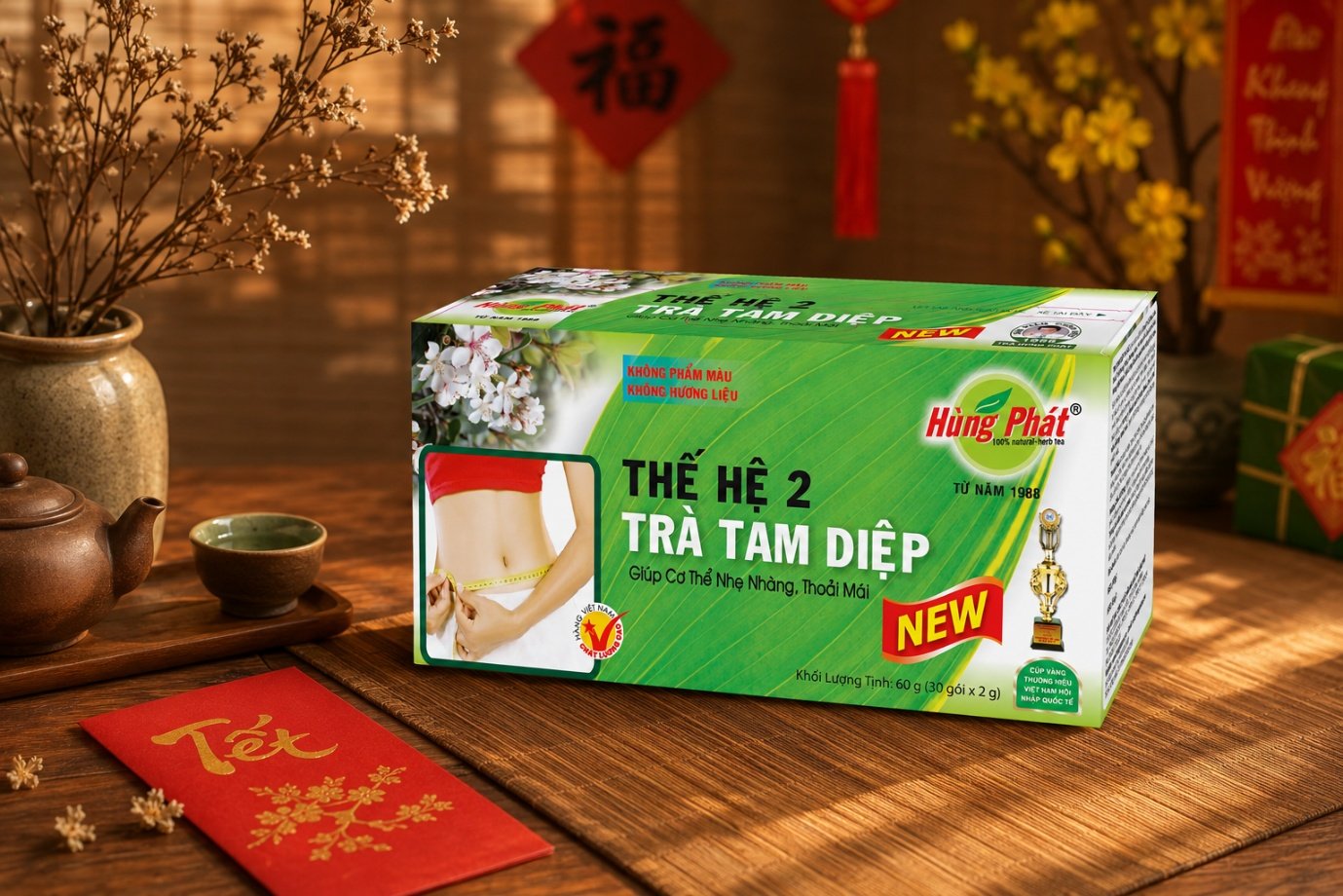 chính: quà tặng trà thảo mộc dịp tết - Quà thực phẩm đôi khi gây lo: người này kiêng đường, người kia dị ứng