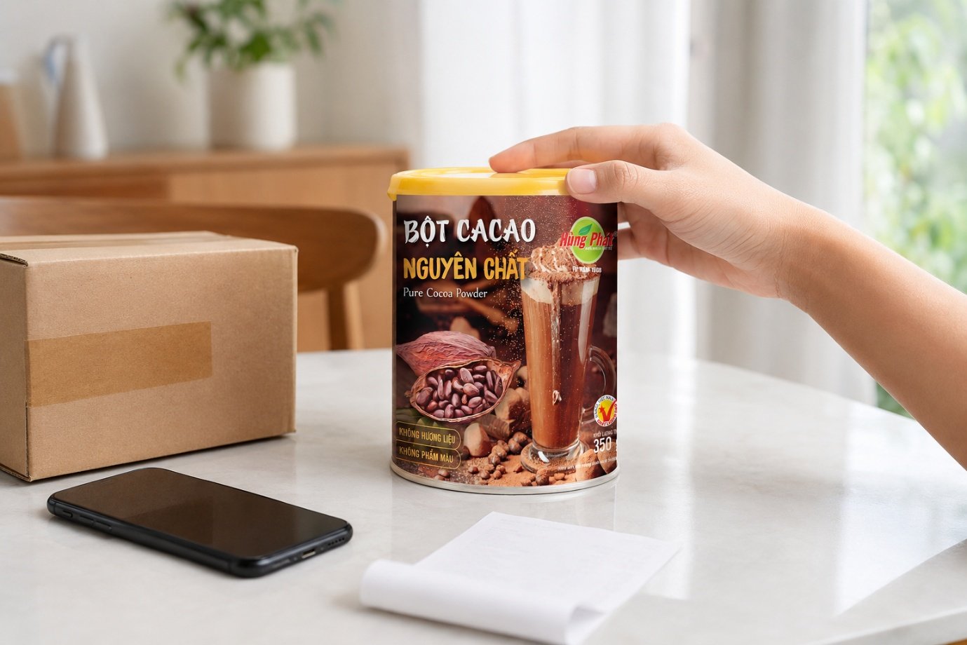 Mua Bột Cacao Nguyên Chất Hùng Phát Ở Đâu? Cách Kiểm Tra Trước Khi Đặt - 3. Kiểm Tra Khi Nhận Hàng