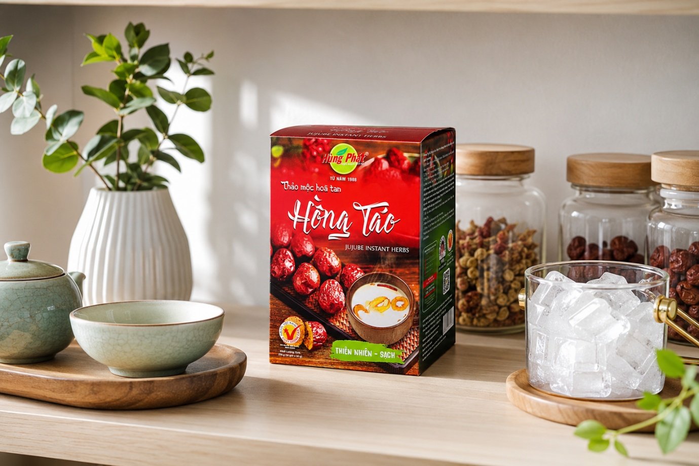 Thảo mộc hòa tan 200g và 375g Hùng Phát Hai quy cách khác nhau ở điểm nào? Với nhóm thảo mộc hòa tan Hùng