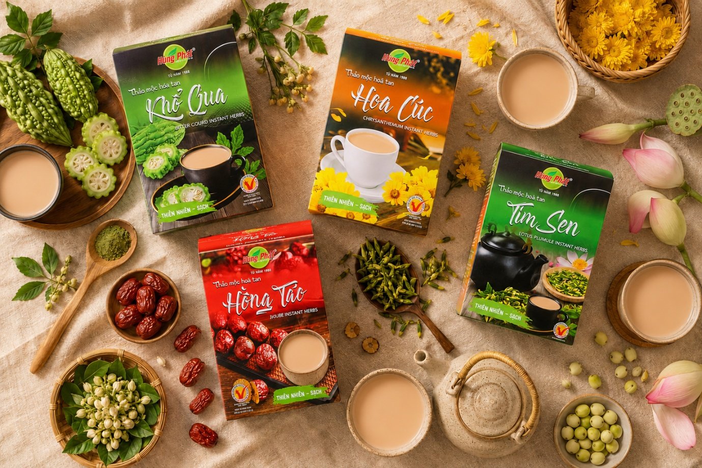 Thảo Mộc Hòa Tan Làm Quà: Chọn Vị Và Đóng Gói Thế Nào? - Chọn quy cách 200g hay 375g khi làm quà?