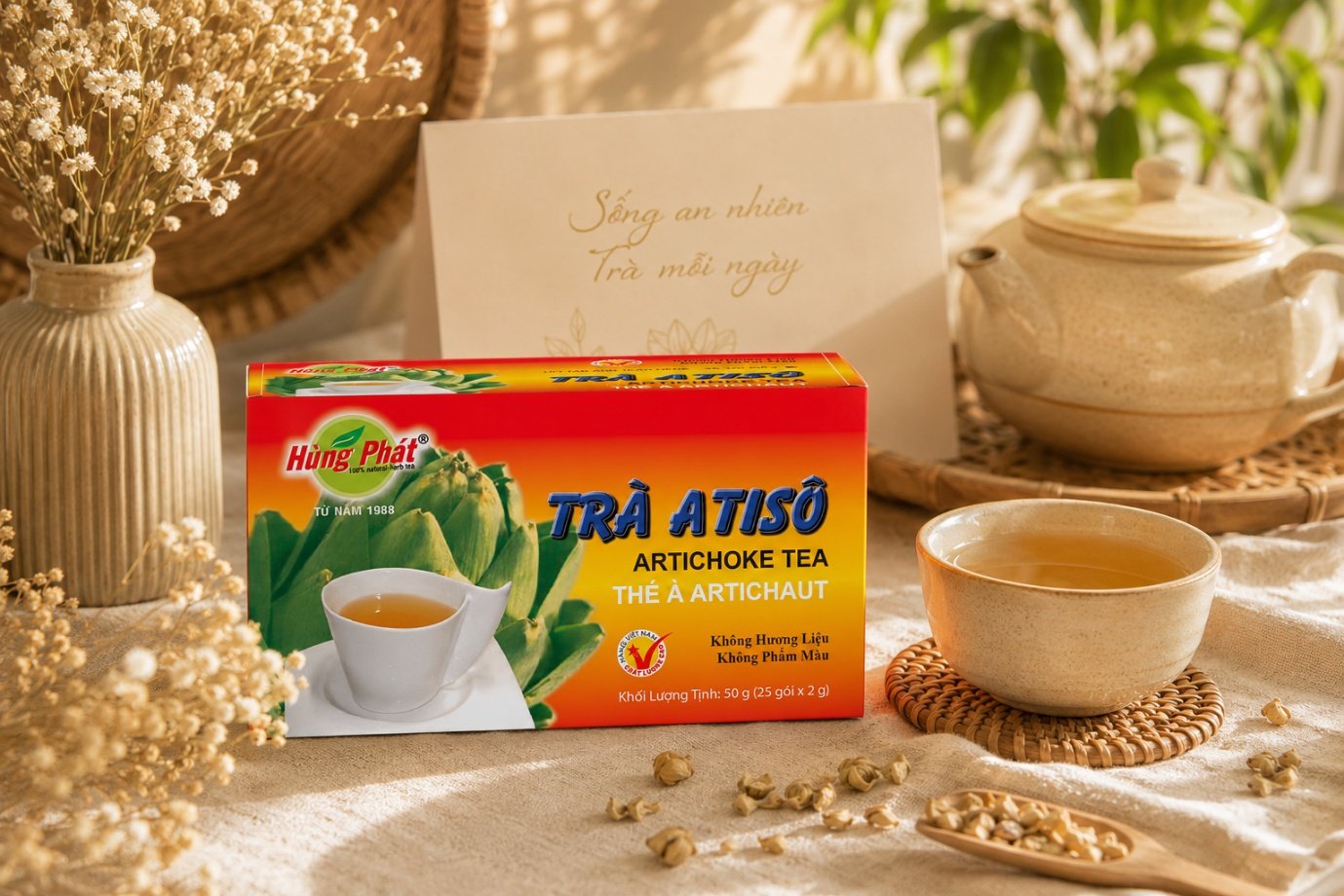 Trà Atisô Hùng Phát - Trong pantry văn phòng