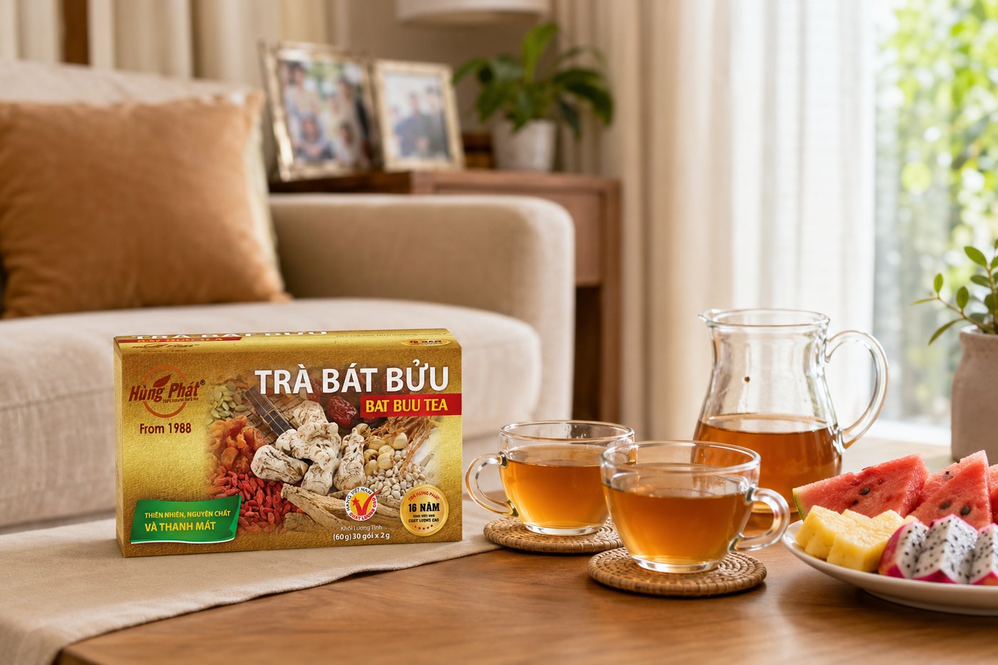 Trà Bát Bửu Hùng Phát - 3. Bốn vị góp nền cho hương đầy đặn