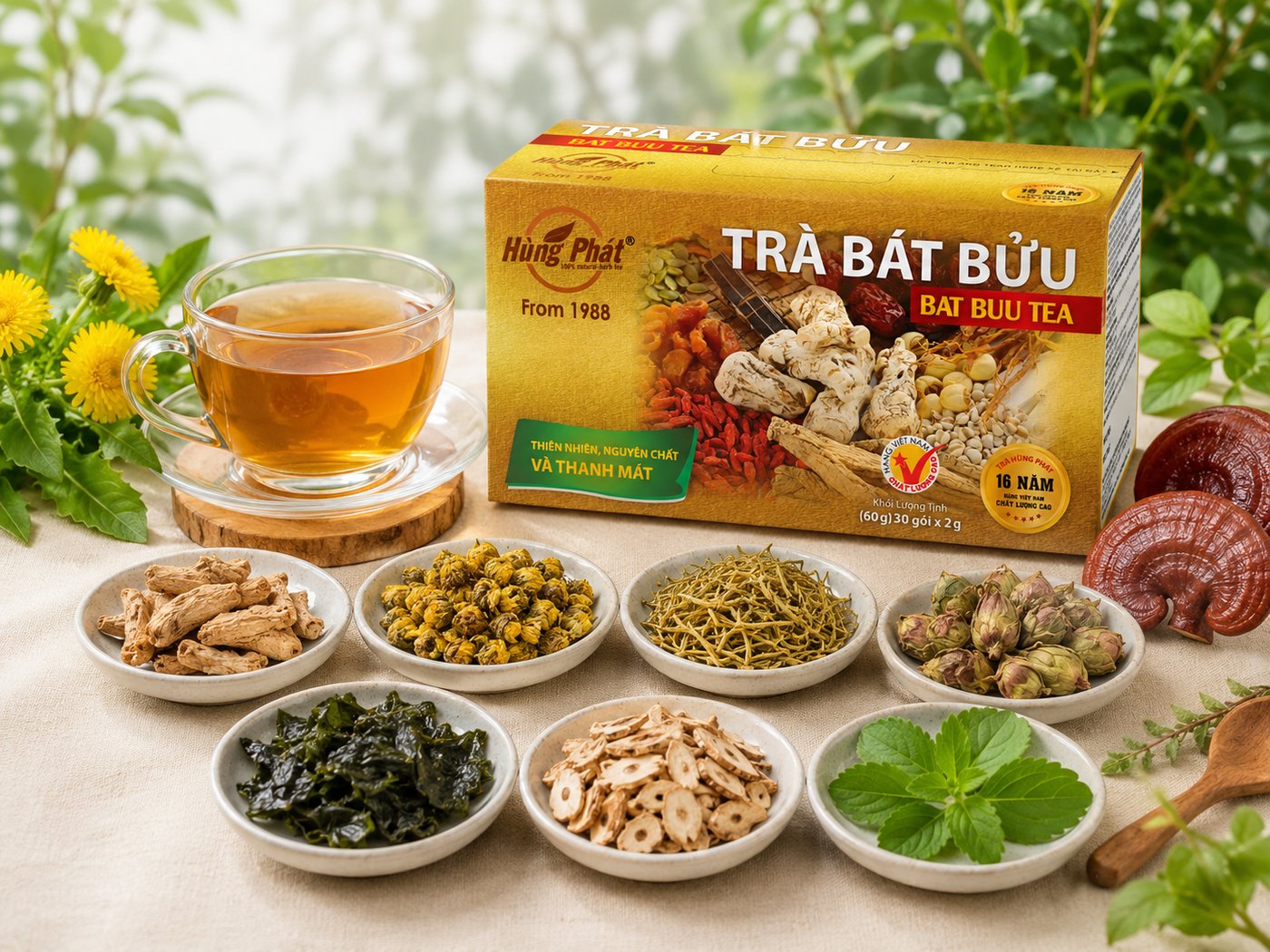 Trà Bát Bửu Hùng Phát - 3. Bình trà mát cho những khoảnh khắc ngày hè