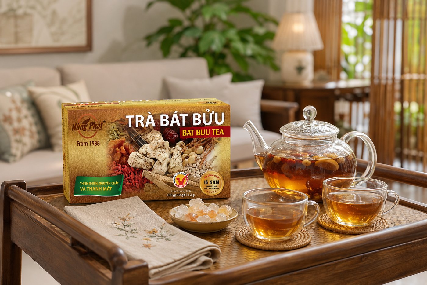 Trà Bát Bửu Hùng Phát - Bình Trà Bát Bửu Mát Cho Những Ngày Nắng
