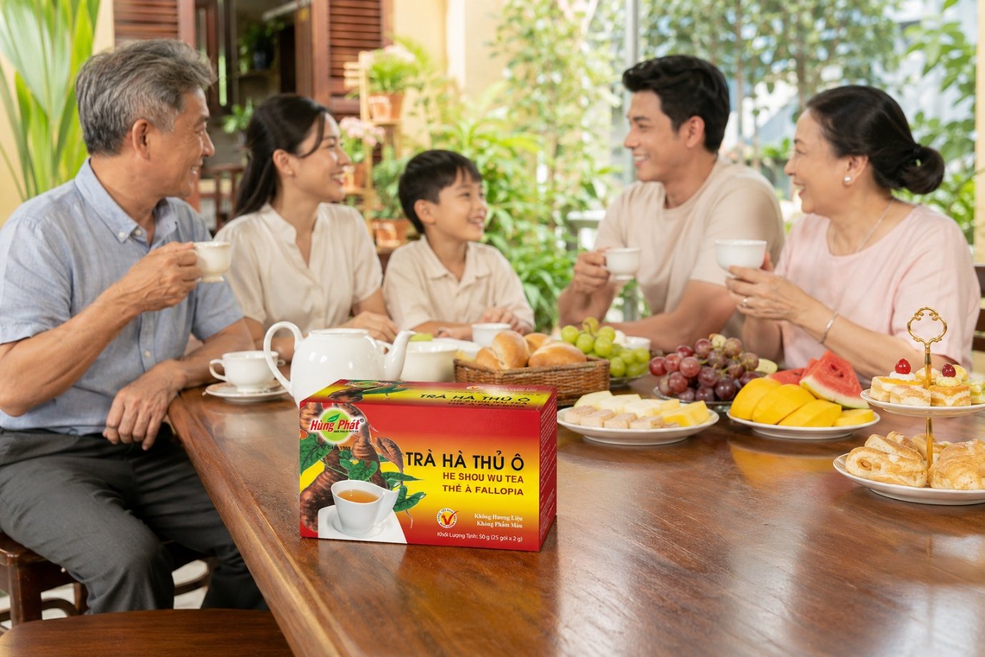 Trà Hà Thủ Ô Hùng Phát: Thanh Dịu, Dễ Pha - ảnh minh họa 2