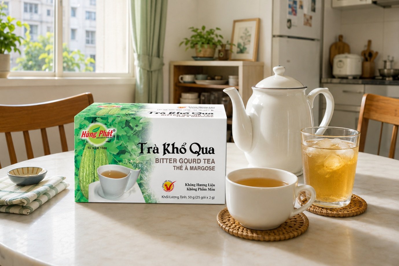 Trà Khổ Qua có vị gì? Cách làm quen với vị đắng thảo mộc - hình ảnh 3