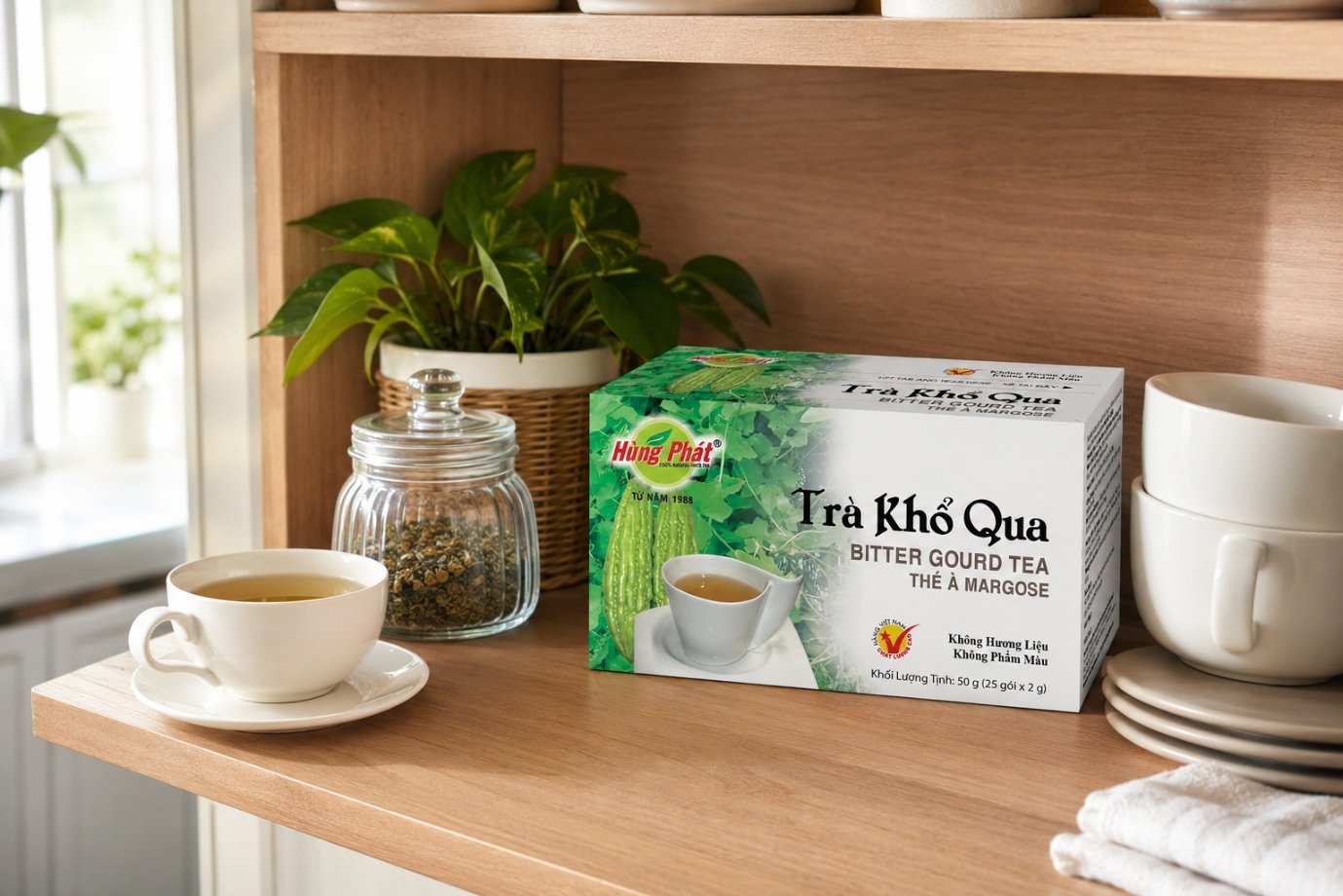 Trà Khổ Qua Hùng Phát hợp với bữa ăn và khoảnh khắc nào trong ngày? - hình ảnh 2