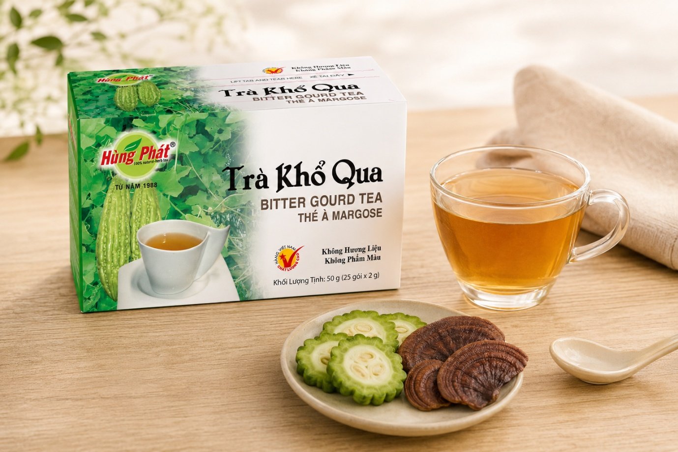 Trà Khổ Qua Hùng Phát hợp với bữa ăn và khoảnh khắc nào trong ngày? - hình ảnh 3
