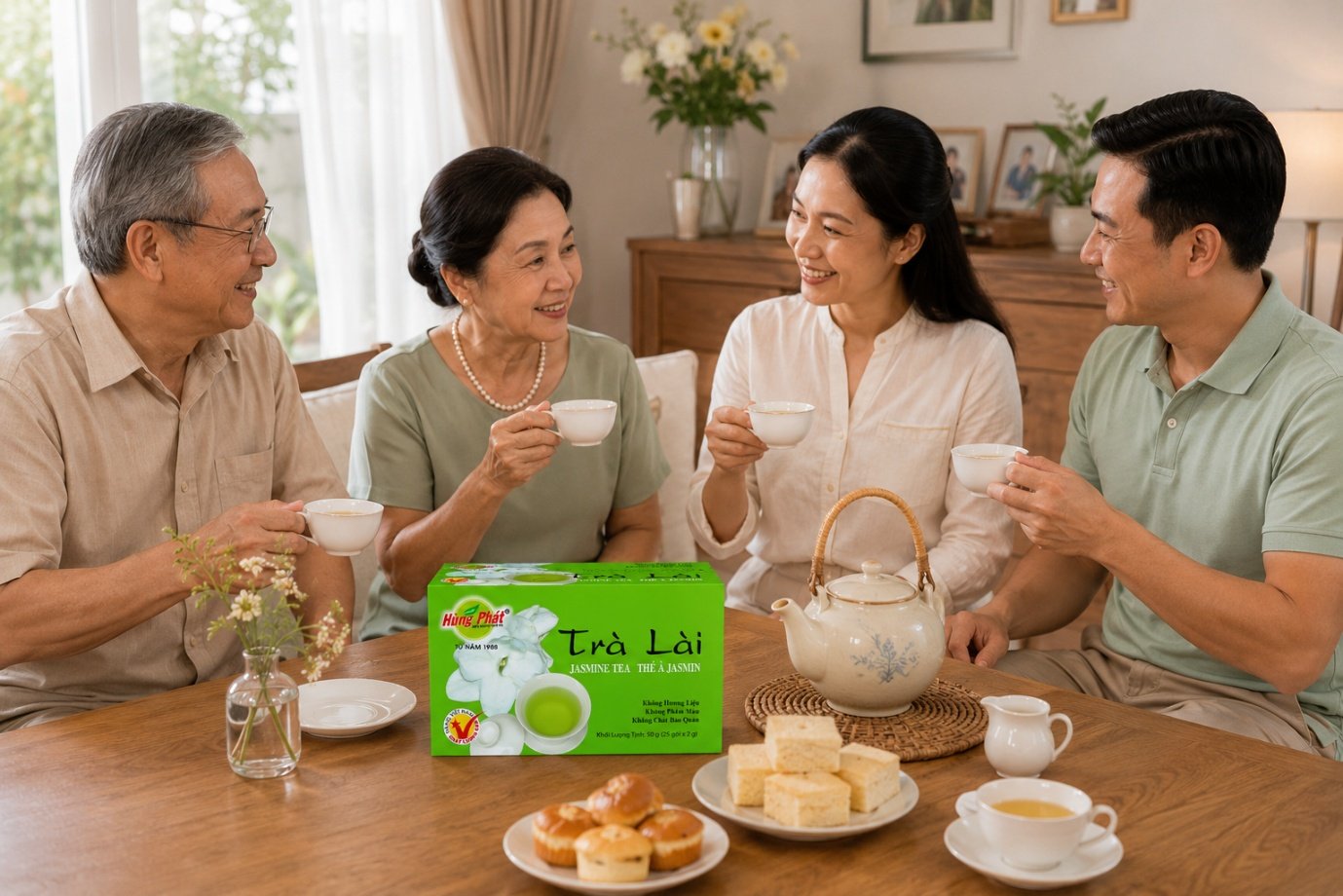 Trà Lài Sữa Tươi: Cách Pha Béo Nhẹ Từ Túi Lọc - Một ly Trà Lài sữa tươi hợp với những lúc anh/chị muốn đổi vị