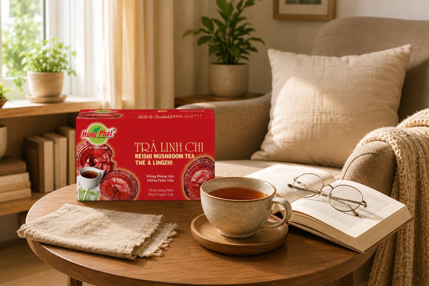 Trà Linh Chi Hùng Phát – Hiểu Đúng Trước Khi Chọn - hình ảnh 1
