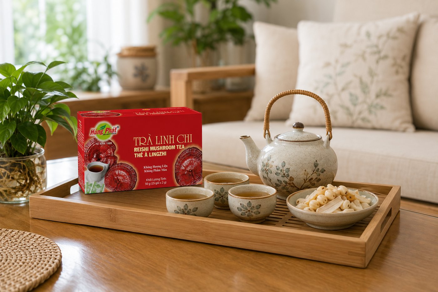 Trà Linh Chi Và Nếp Uống Trà Của Người Miền Trung - hình ảnh 2