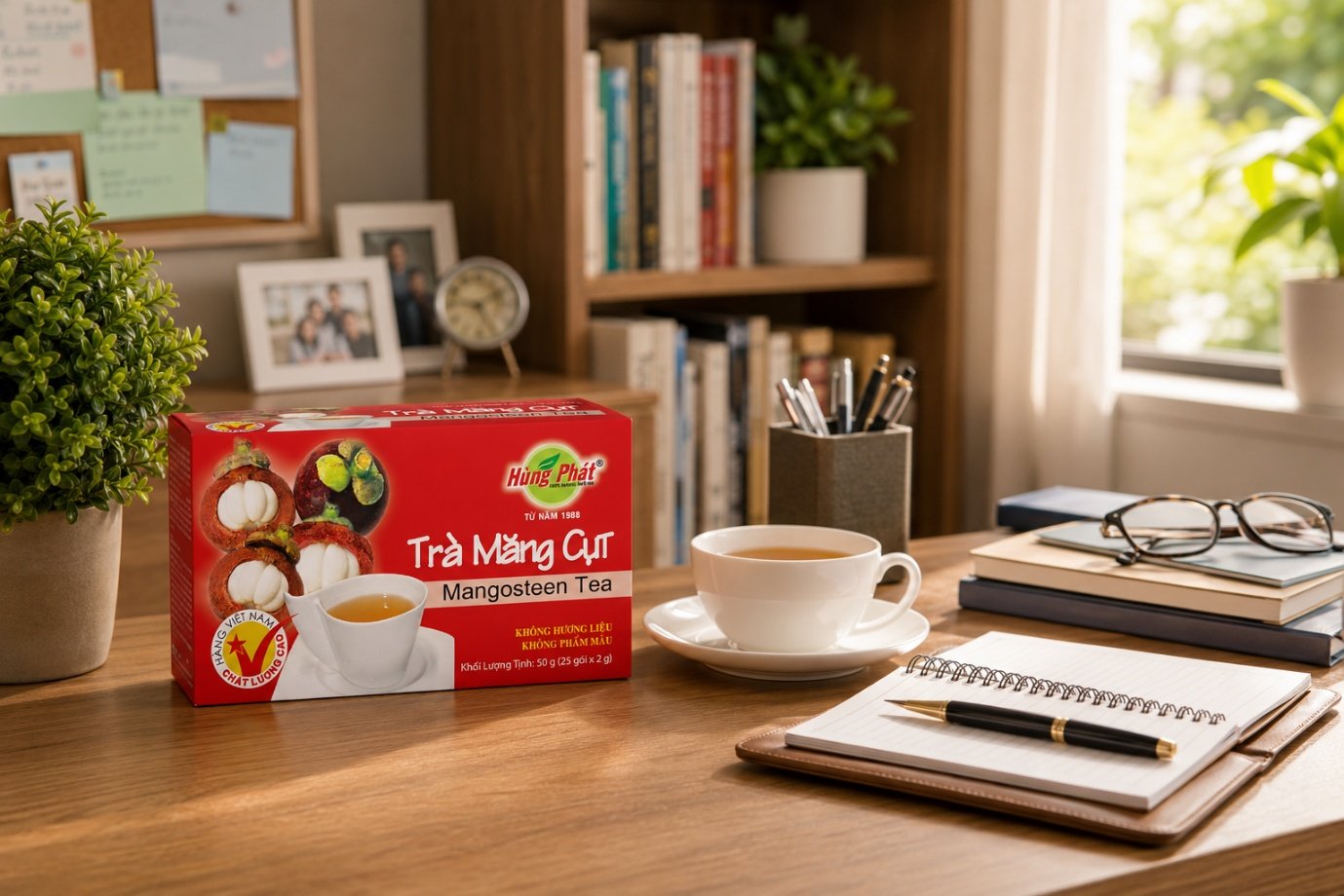 Trà Măng Cụt Hùng Phát Cho Pantry Văn Phòng: Một Lựa Chọn Trà Trái Cây Nhẹ Vị - Trà Măng Cụt phù hợp với