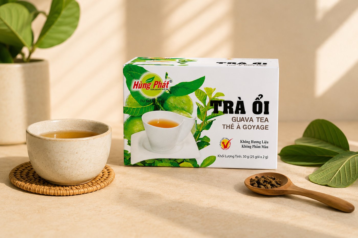 Trà Ổi Hùng Phát Có Gì Đặc Biệt Trong Nhóm Trà Thảo Mộc? - Thành phần tạo nên hương vị riêng