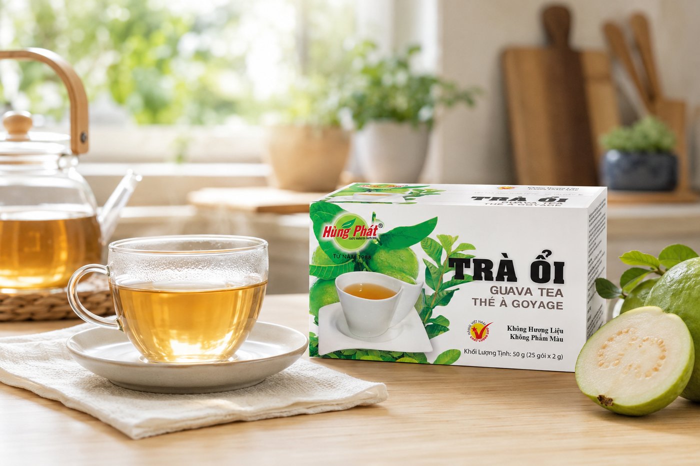 Trà Ổi Hùng Phát: Hương Ổi Thanh Nhẹ - Bài viết này giúp anh/chị hiểu Trà Ổi Hùng Phát là gì, vị trà ổi có gì