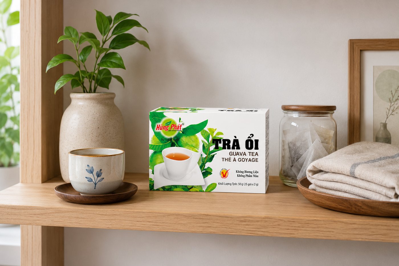Trà Ổi Mật Ong Từ Trà Ổi Hùng Phát - Bước 4, đợi trà bớt nóng trong chốc lát rồi thêm 1 muỗng mật ong. Khuấy