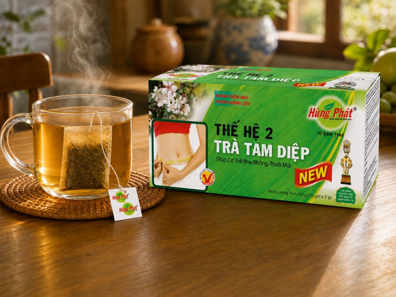 chính: trà thảo mộc gia đình miền trung - Hộp Trà Không Bao Giờ Hết