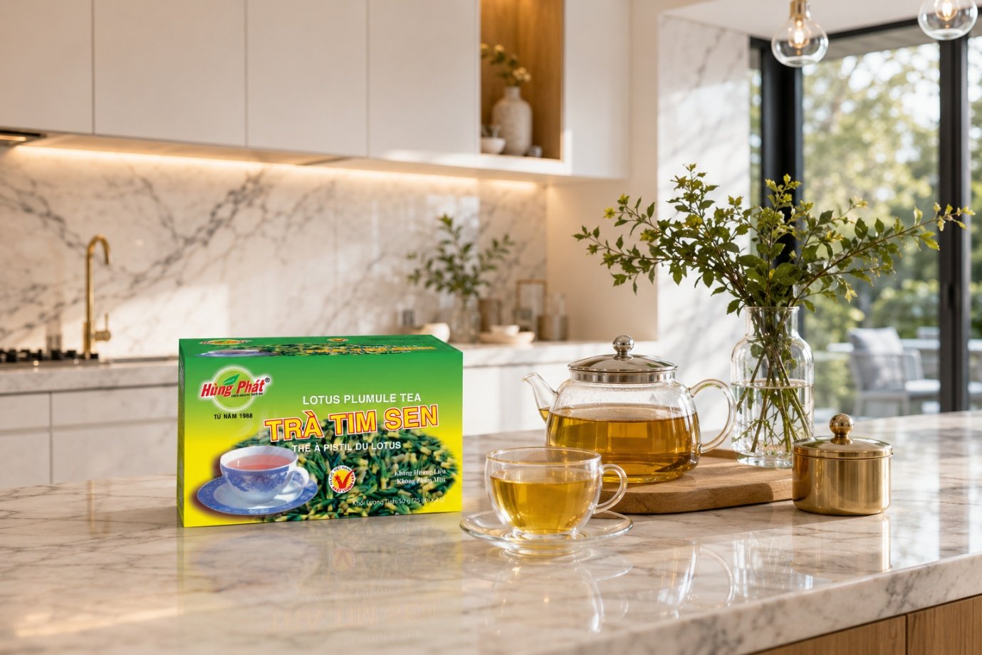 Trà Tim Sen Hùng Phát - Hương Vị Trà Tim Sen Phù Hợp Với Ai?