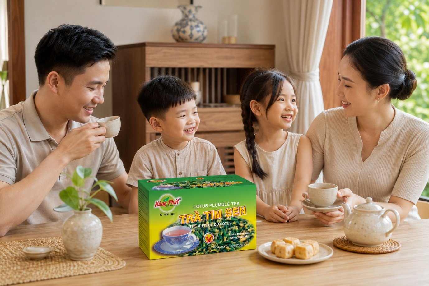 Trà Tim Sen Hùng Phát - Người Thích Trà Thảo Mộc Vị Thanh Nhẹ