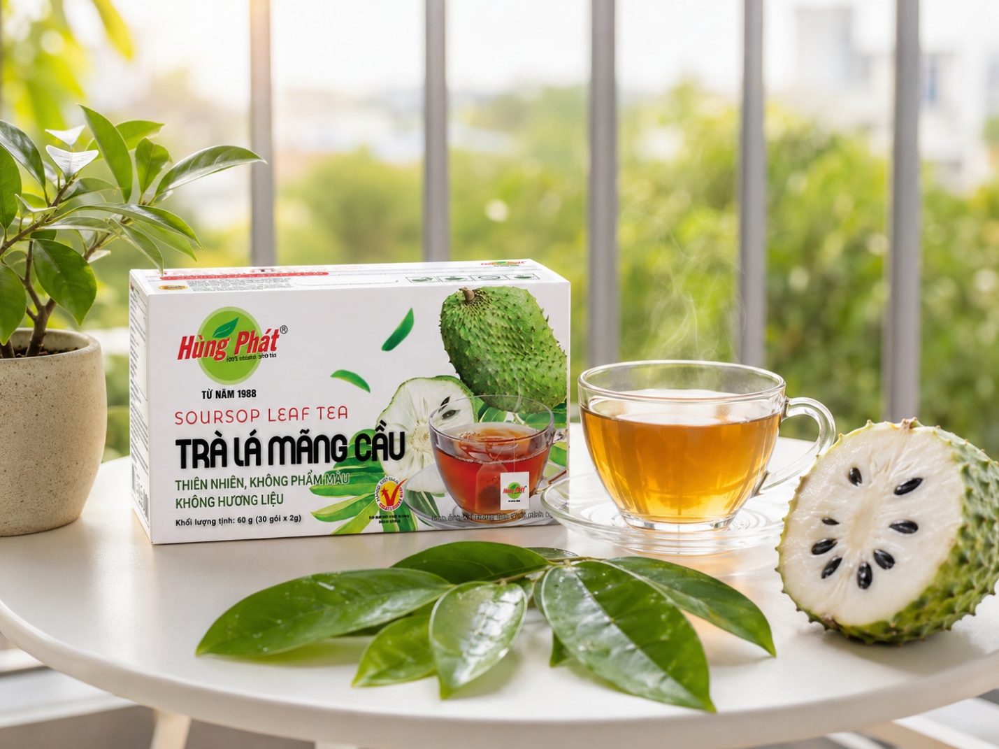 Cách Pha Trà Lá Mãng Cầu Ngon — 3 Kiểu Từ Nóng Đến Đá Đều Đơn Giản - ảnh 3