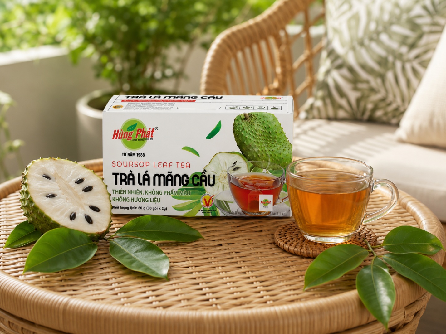 Lá Mãng Cầu Pha Trà Cây Nhà Lá Vườn — Nét Dân Dã Giữa Đời Sống Hiện Đại - ảnh 1