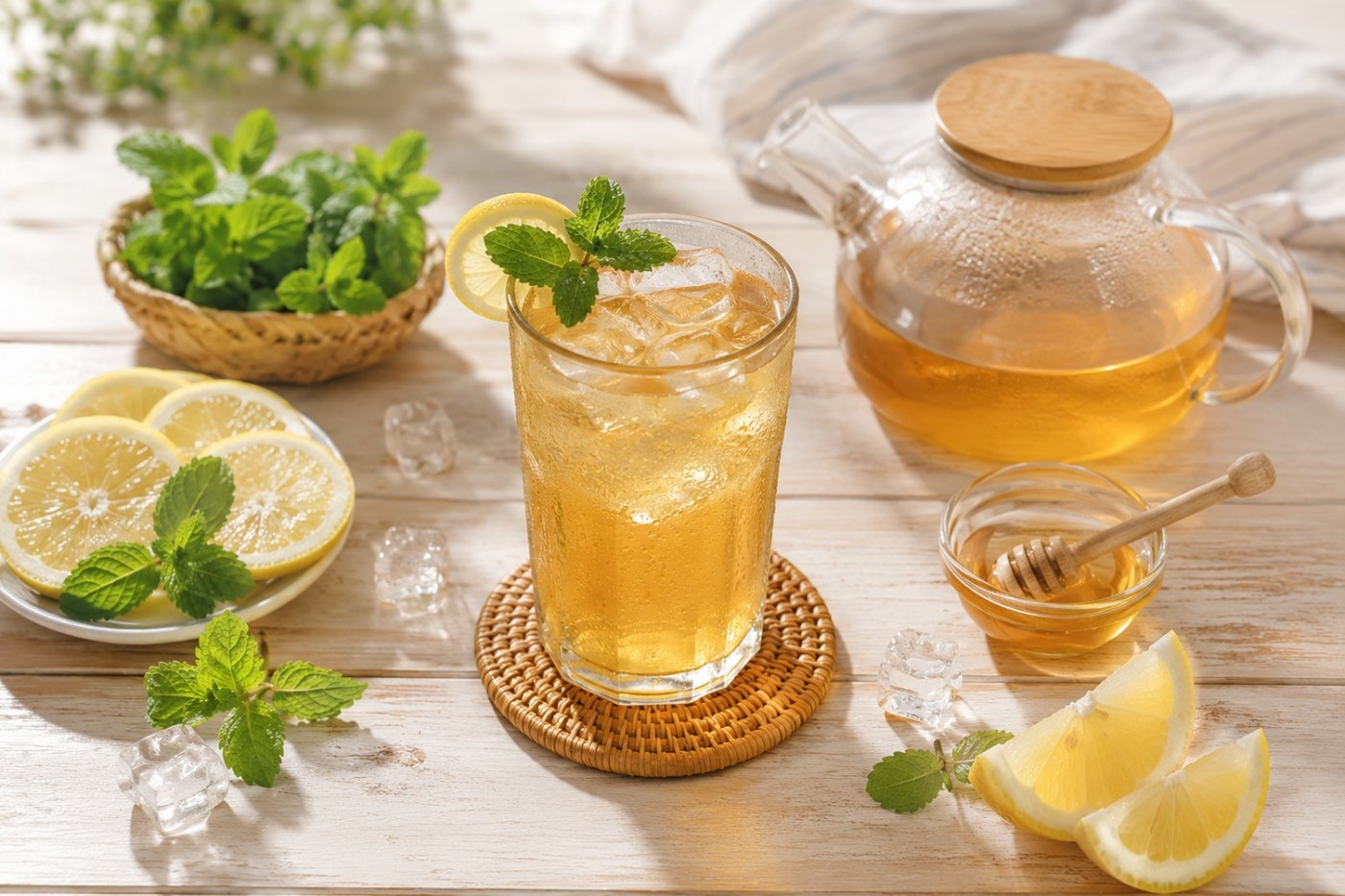 Màn hình hiển thị trang shop.hungphatea.com trên máy tính hoặc điện thoại với sản phẩm Trà Thanh Nhiệt