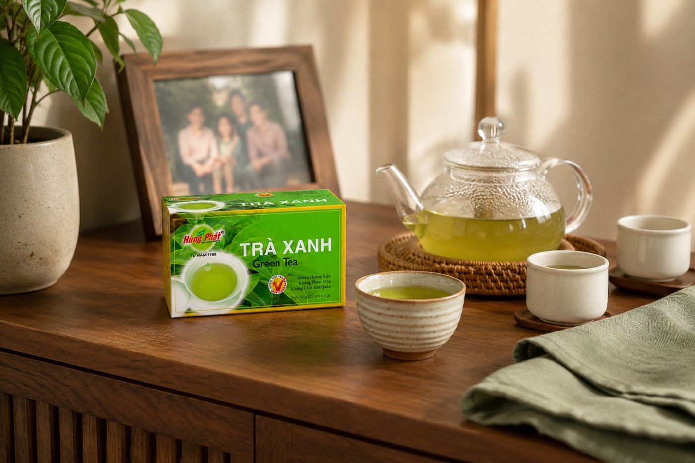 chính: thưởng trà xanh đúng cách - Có những buổi sáng, một ly trà pha vội trong mấy chục giây lại cho ra nước