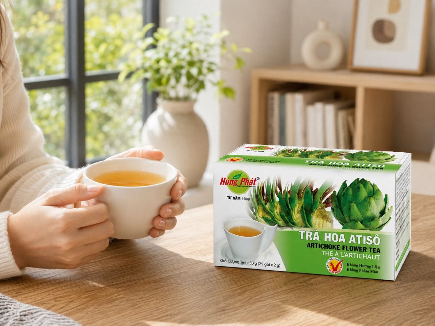 Trà Hoa Atisô Thư Giãn Buổi Tối — Không Caffeine Cho Ngày Bận Rộn - ảnh minh họa 2