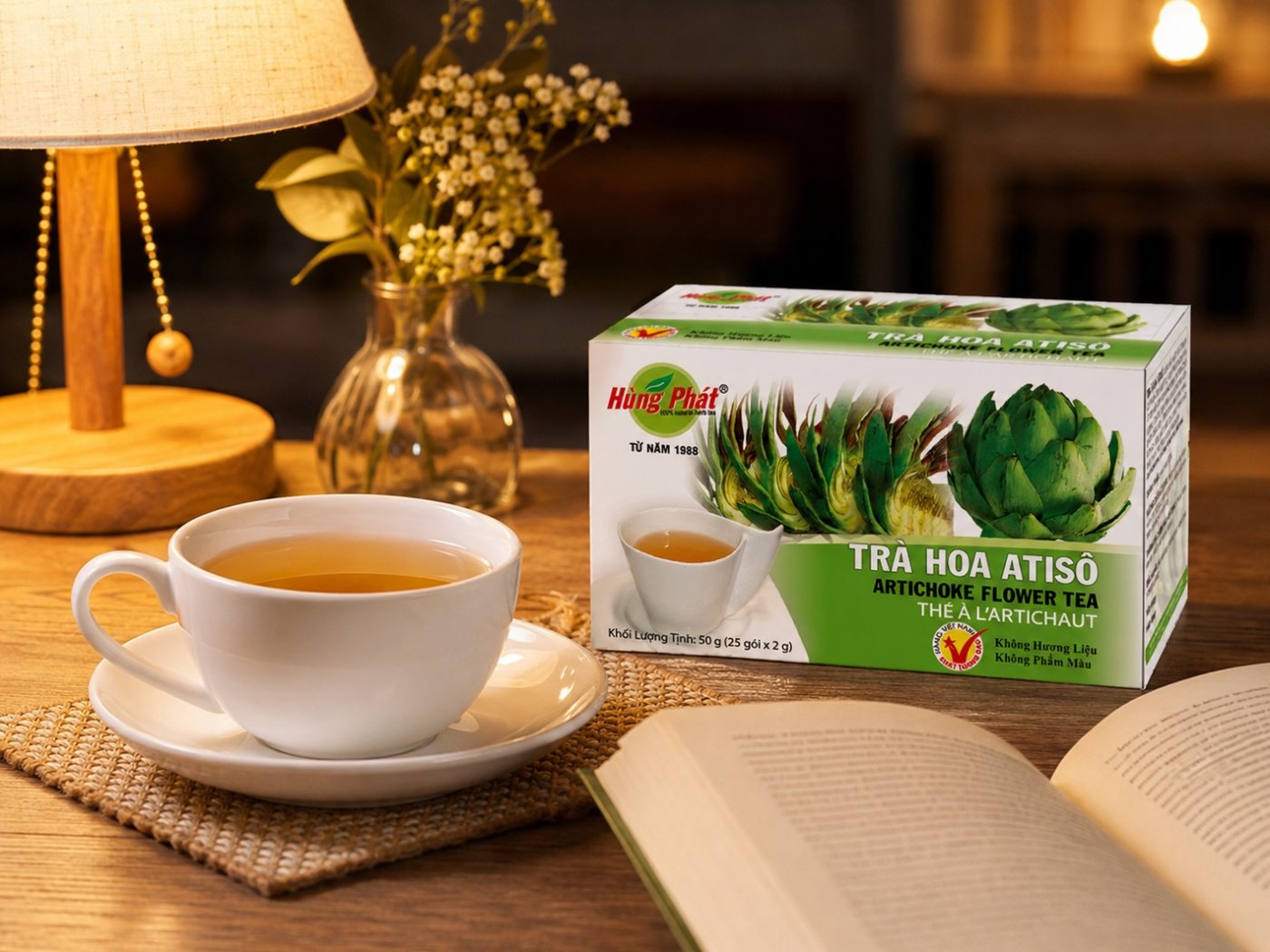 Trà Hoa Atisô Thư Giãn Buổi Tối — Không Caffeine Cho Ngày Bận Rộn - ảnh minh họa 4
