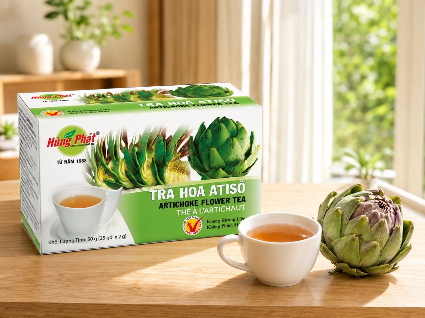 Trà Hoa Atisô Đỏ Là Gì? Phân Biệt Bụp Giấm Và Atisô Lá - ảnh minh họa 1