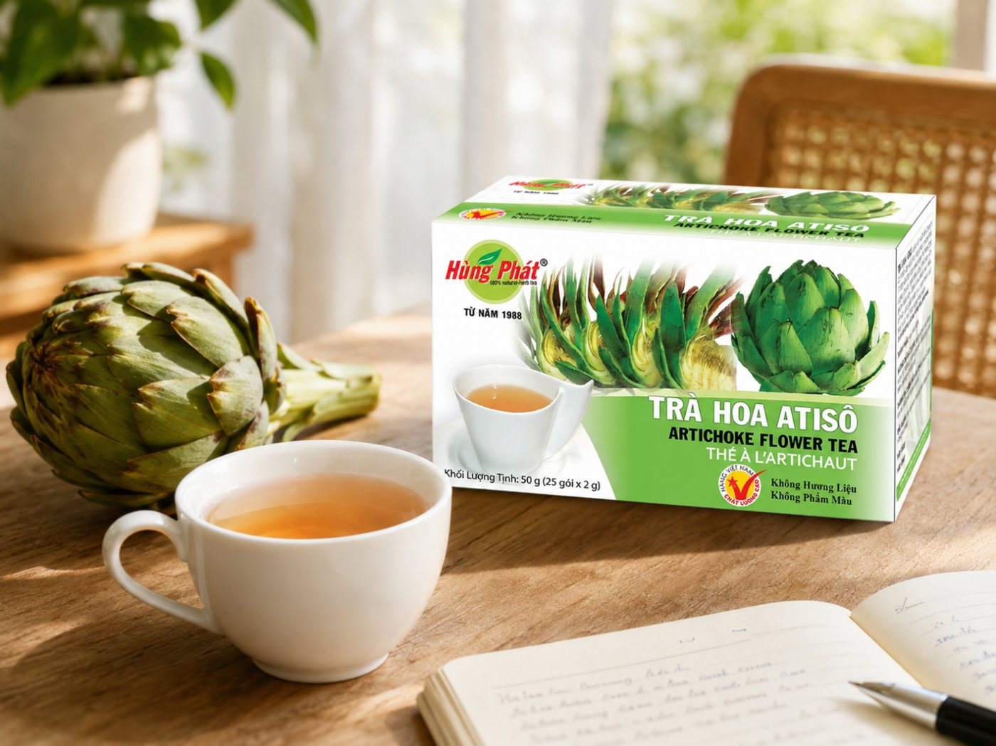 Trà Hoa Atisô Đỏ Là Gì? Phân Biệt Bụp Giấm Và Atisô Lá - ảnh minh họa 3