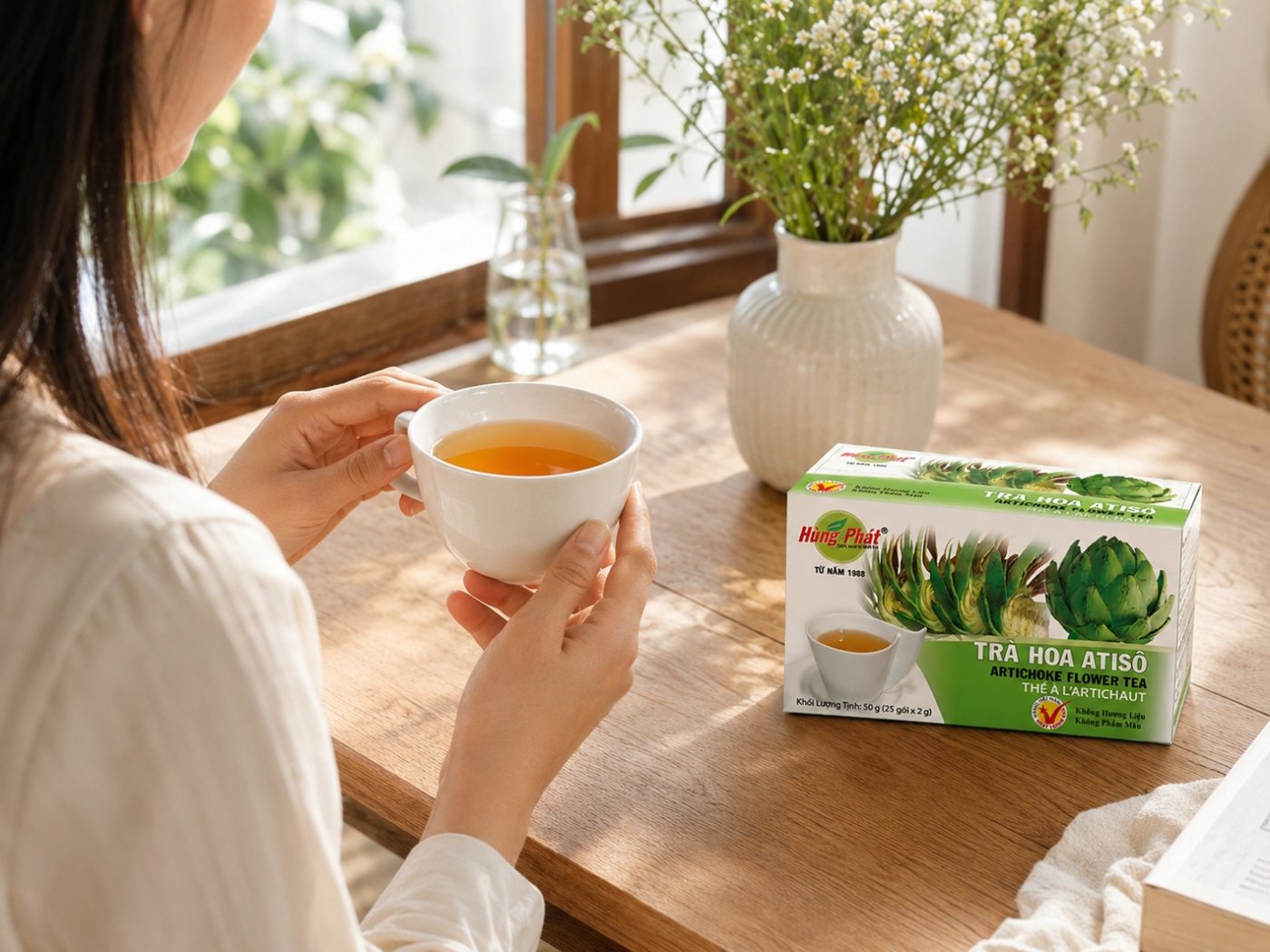 Trà Hoa Atisô Hùng Phát — Vị Ngọt Thanh Từ 100% Đài Hoa Thuần Tự Nhiên - ảnh minh họa 2