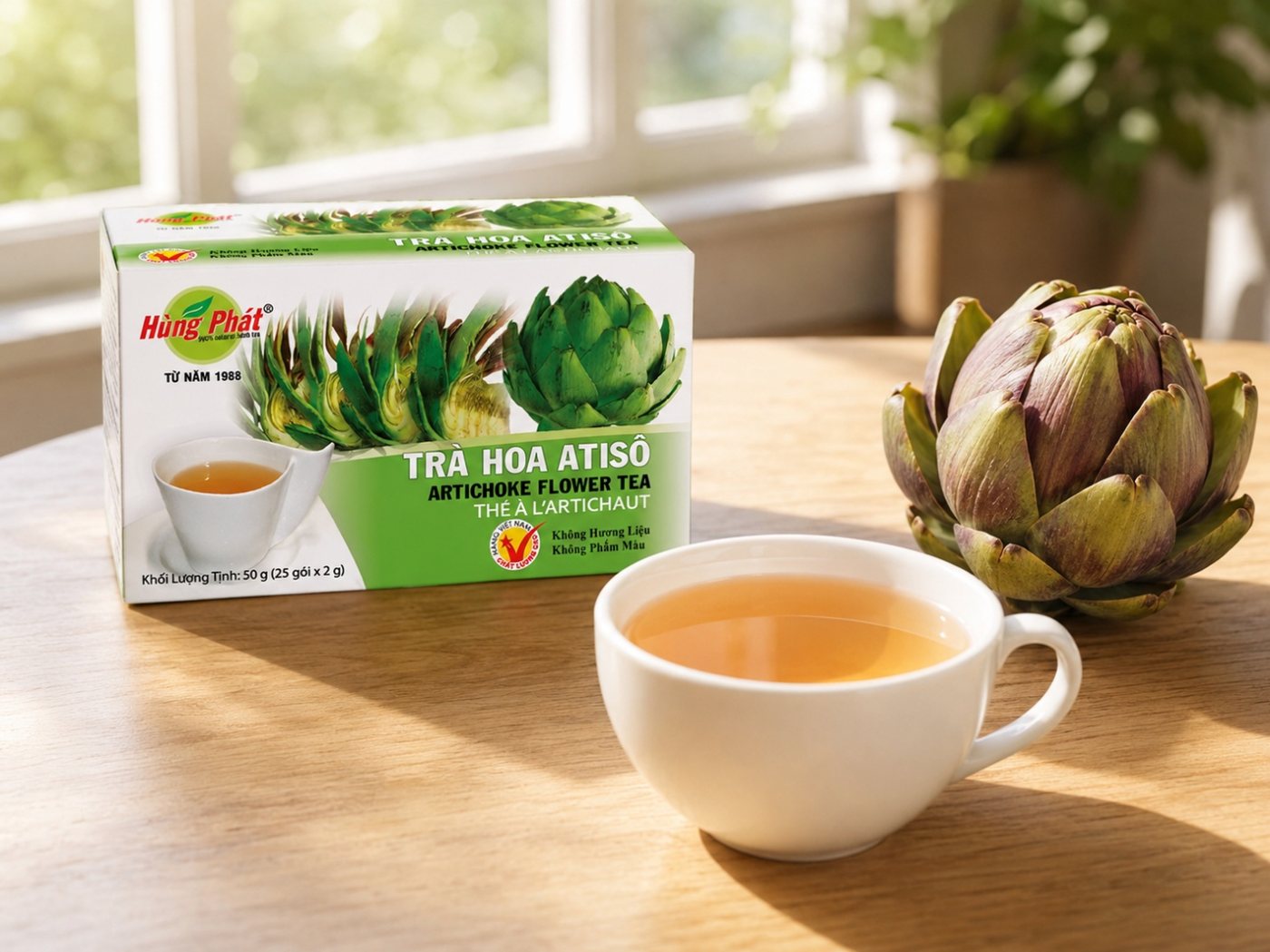 Trà Hoa Atisô Hùng Phát — Vị Ngọt Thanh Từ 100% Đài Hoa Thuần Tự Nhiên - ảnh minh họa 4