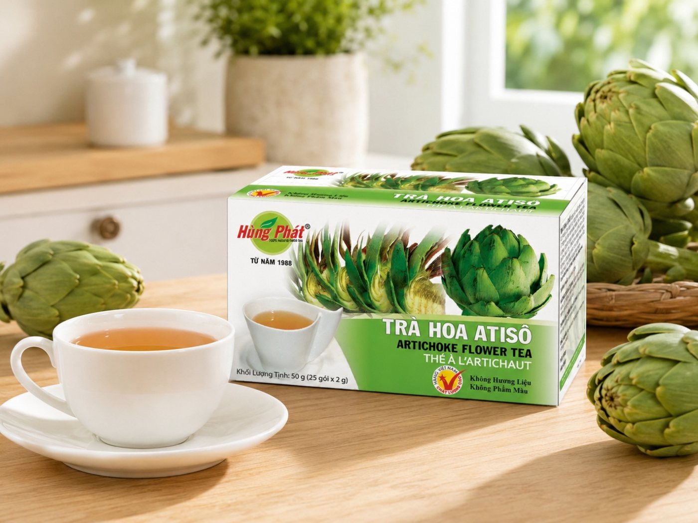 Trà Hoa Atisô Làm Quà Tặng — Lựa Chọn Ý Nghĩa Cho Người Thân Và Sếp - ảnh minh họa 1