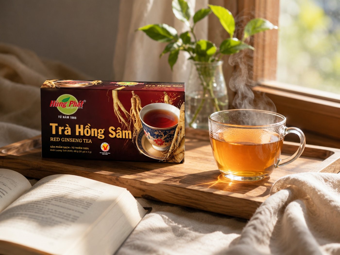 Trà Hồng Sâm Có Tác Dụng Gì? Khám Phá Thành Phần Phối Thảo Mộc - ảnh minh họa 1