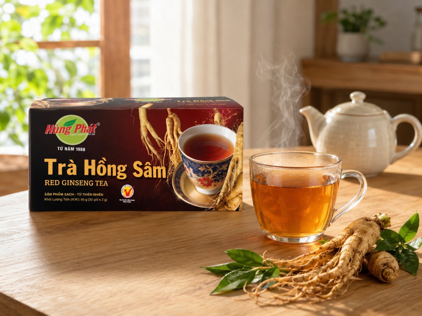 Trà Hồng Sâm Có Tác Dụng Gì? Khám Phá Thành Phần Phối Thảo Mộc - ảnh minh họa 2