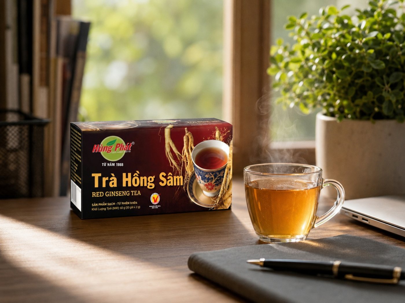 Trà Hồng Sâm --- Thức Uống Thảo Mộc Phối Sâm Cho Mọi Ngày - ảnh minh họa 4