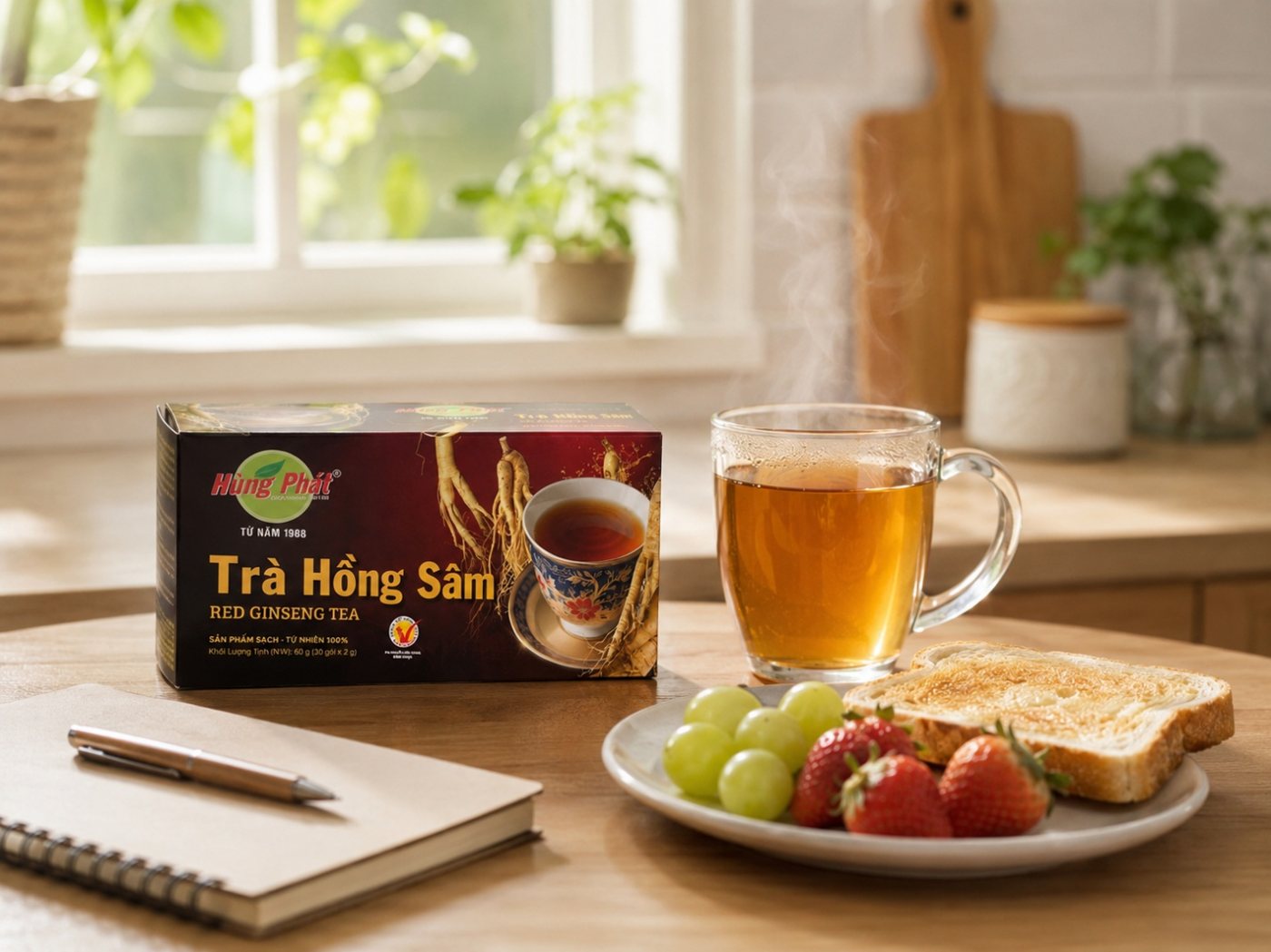 Trà Hồng Sâm --- Thức Uống Thảo Mộc Phối Sâm Cho Mọi Ngày - ảnh minh họa 5